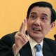 Taiwanese President Ma Ying-jeou speaks to during a press conference at the Shangri-la Hotel on Saturday, Nov. 7, 2015, in Singapore.